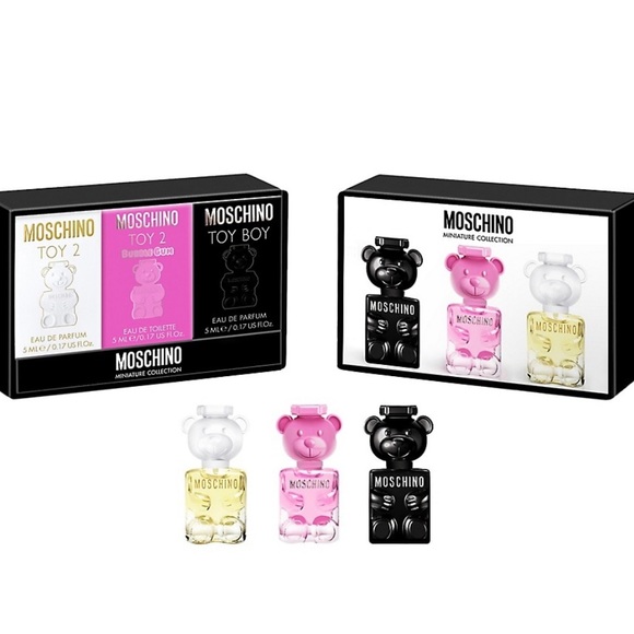 Moschino Other - Moschino 3-Piece Toy Miniature Collection